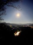 Moonrise over the Tuckasegee River
